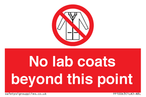 No lab coats beyond this point